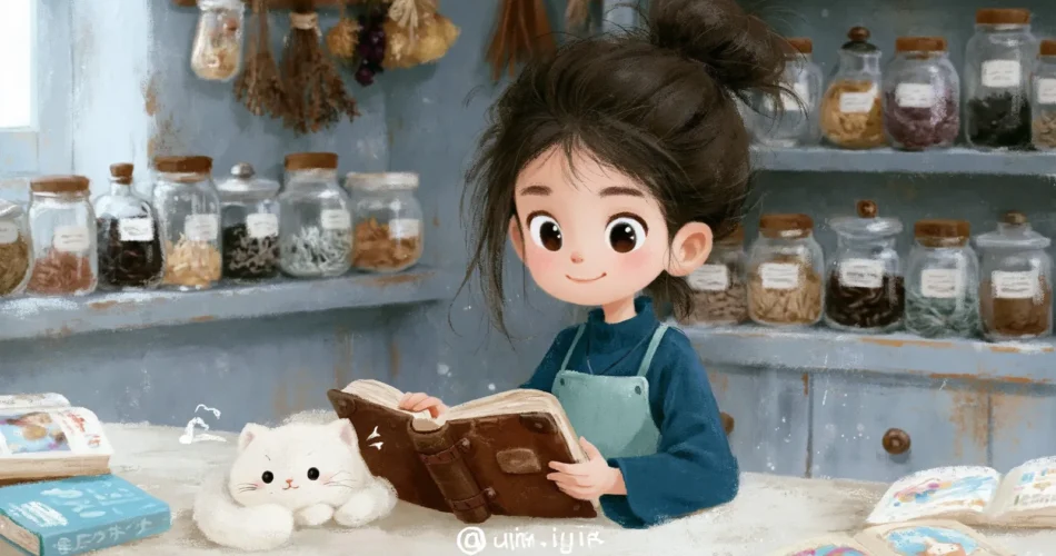tchitcha. An enchanting cozy illustration of a young woman wi 6eda5896 8c92 4eca abd5 87afec898f7b 0 pour regime premenopause